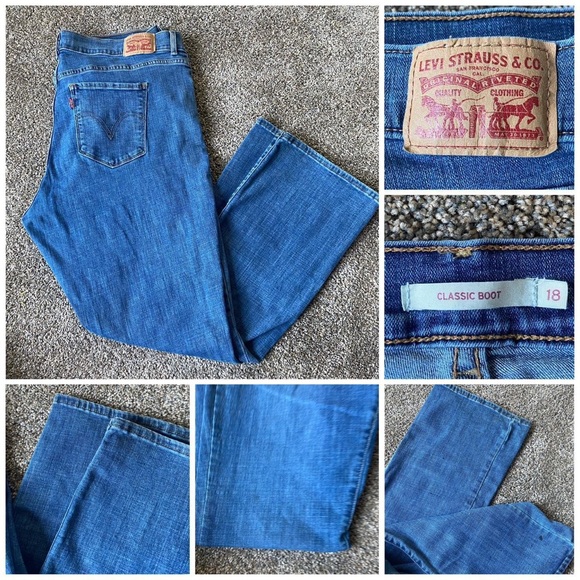 Preloved bootcut Levi jeans 🧵 - Picture 4 of 4